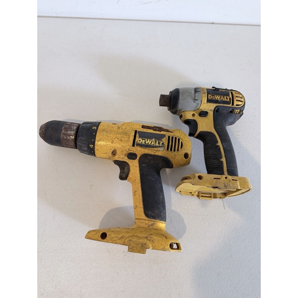 Lot Of 2: DEWALT DW995, DC825 Drill/Driver-UNTESTED